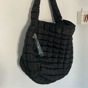 Free People Movement Quilted Carryall in Black